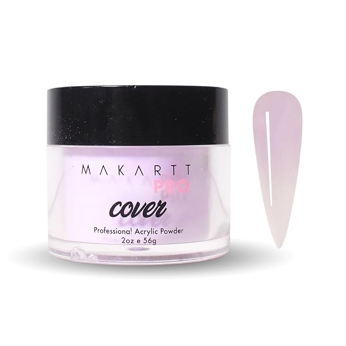 MakarttPro Acrylic Powder – Durable, Long-Lasting, Easy-Apply Formula for Nail Extensions, Overlays, Sculpting & Nail Art – 56g/2oz – Rose Quartz, Perfect for Pros and At-Home Use
