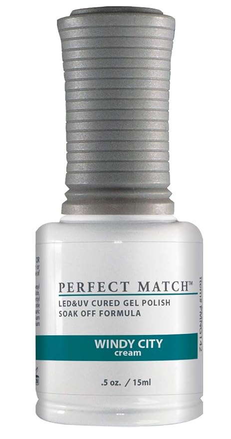 LeChat Perfect Match Gel Polish, Windy City, 0.5 Fl Oz (Model: PMS142)