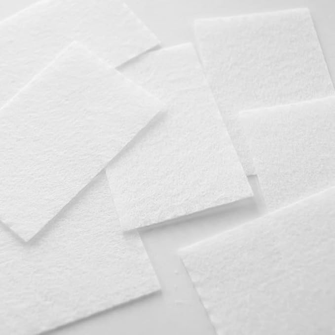 Gel Nail Polish Remover Cotton Pads, Lint Free Nail Wipes, 2.3 x 1.57 Inch, 540 Count (540, White)