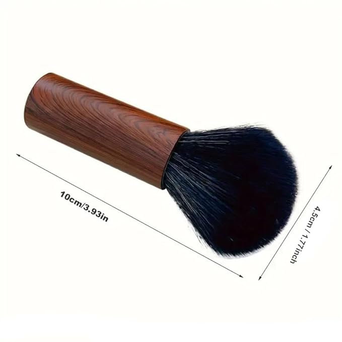 Nail Art Dust Brush Manicure Dust Cleaner, Nail Art Dust Powder Remover Brush Soft Bristle Nail Cleaning Brush Tool (Black)
