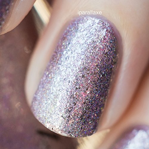 ILNP Pink Mimosa - Rosy Pink Holographic Nail Polish