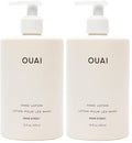 OUAI Hand Lotion - Daily, Lightweight, Hydrating Lotion for Dry Skin - Made with Avocado, Rosehip and Jojoba Oil to Lock in Moisture - Never Greasy (16 Fl Oz) (Pack of 2)