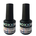 OXXI Professional SET 2in1 Rubber Base 15ml. + Rubber Top 15ml. / 0.5 fl oz Gel LED/UV Nail Polish Coat Soak Off Original