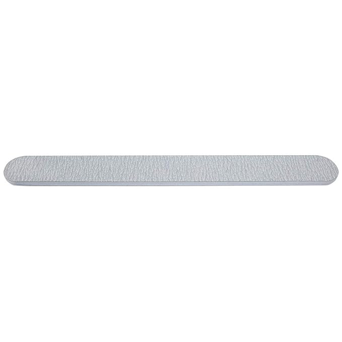 ForPro Zebra Foam Board, 120/240 Grit, Double-Sided Manicure Nail File, 7” L x .75” W 50-Count
