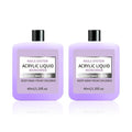 2Pcs 40ml Acrylic Liquid Monomer for Nail – Strong Bond for Acrylic Powder & Nail Tips, Self-Leveling for Smooth Application Sculpting, Salon Quality for Nail Techs & Lovers