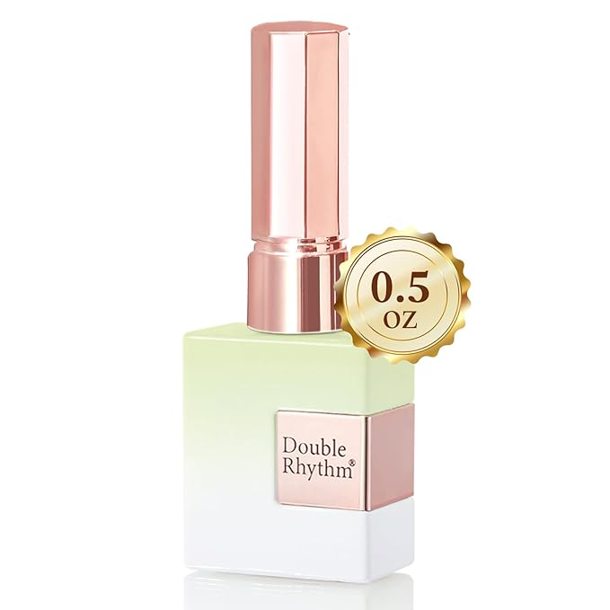 Double Rhythm 0.5 Oz Jelly Gel Polish Same Color Same Bottle Sheer Neutral Natural Light Milky Pastel 15ML Translucent Polish Art DIY at Home (Milky Beige-A1790)