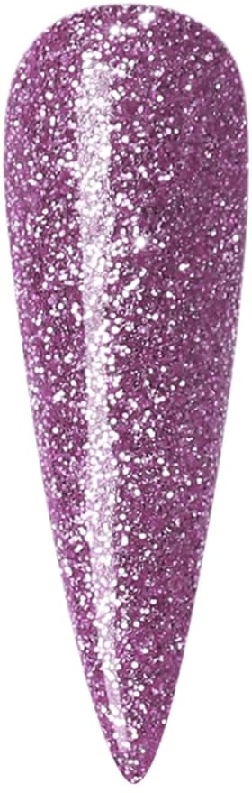 WAVEGEL Soak-Off Gel, Nail Lacquer & Acrylic/Dip Powder Matching Set - Princess Collection - #119 Primerose Glitter
