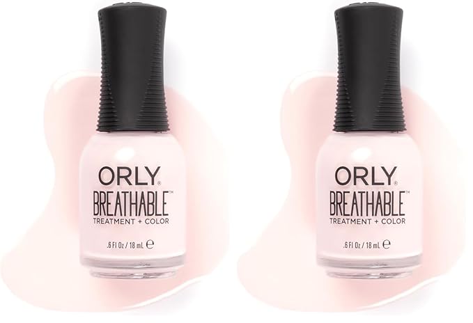 Orly Breathable Nail Color, Kiss Me I'm Kind, 0.6 Fluid Ounce (Pack of 2)