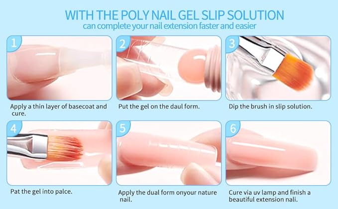 Nail Cleaner & Nail Brush Cleaner - Polyester Nail Gel Essential Kit(1PCS Nail cleaner 1PCS Nail Bursh Cleaner)