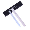 Crystal Nail File-Double Sided Etched Glass Nail Files Manicure Pedicure Tools for Natural Acrylic Gels Nails (Rose White)