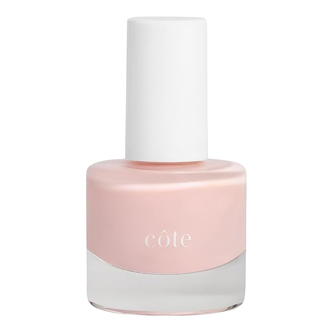 Cote Beauty’s En Pointe, Powdery Pink Nail Polish, Sheer Opalescent Finish, Vegan & Cruelty-Free, Long Lasting Nail Polish, Made in USA, 0.27 Fl Oz