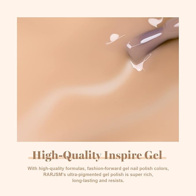 RARJSM Nude Rubber Base Gel Peach Apricot Pink Natural Color Extend Sheer Jelly Rubber Base Coat Gel Nail Polish Gel Builder 15ml Soak Off LED UV Curing Requires Salon Home DIY Use French Manicure