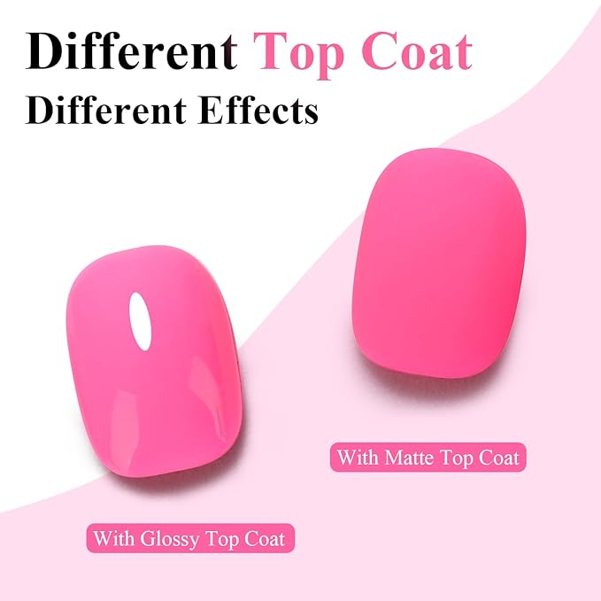 Imtiti 10ml Fuchsia Gel Nail Polish Long Lasting Soak Off UV Led Summer Gel Polish Salon DIY at Home Gift for Women 1Pcs