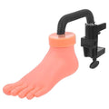 FRCOLOR Nail Art Practice Foot Model Flexible Manikin Silicone Pedicure Training Tool for Manicure Nail Tips Application