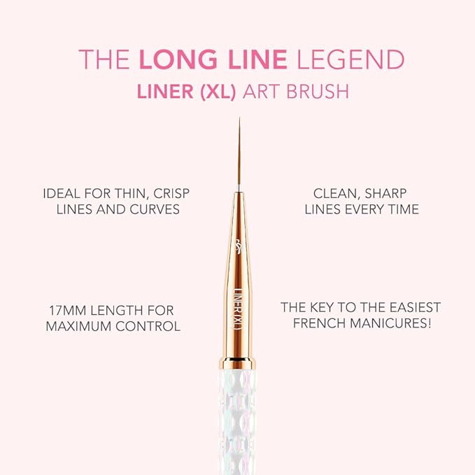 Kiara Sky Nail Art Brush | XL Liner | 17mm Nail Art Liner