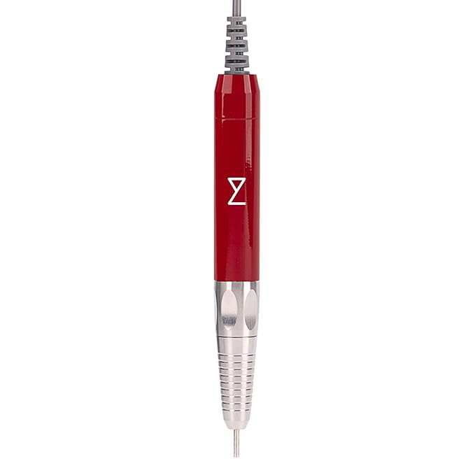 M - Max Brushless Motor Nail Drill Handpiece Only - 35K RPM | Machine Not Included | Compatible with M Brushless Nail Drill System (Handpiece - Red)