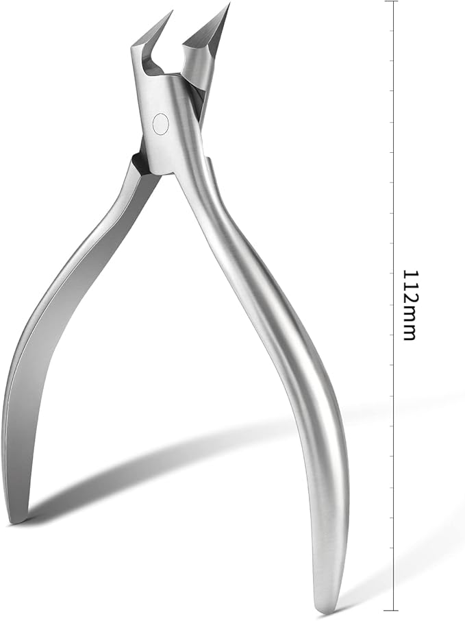 FVION Toenail Clipper Straight Blade, Professional Toe Nail Clipper for Senior, Ingrown Toenail Tool for Thick Ingrown Nails