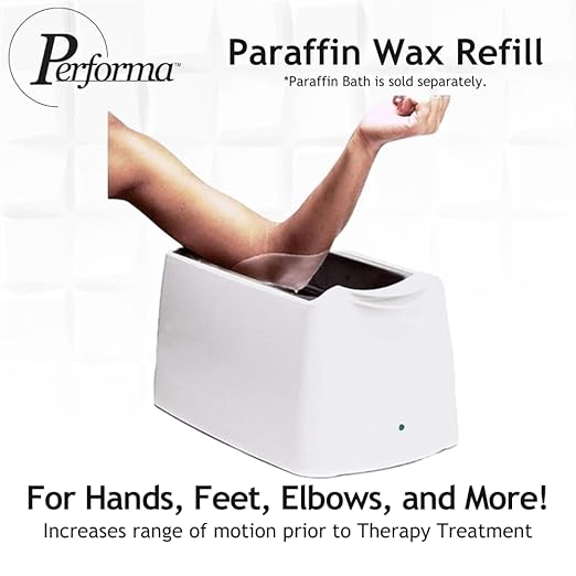 Performa Paraffin Wax Refill, 1 Pound Wintergreen Scented Beads, Case of 6, Paraffin Bath Wax, Medical Grade Paraffin Wax for Paraffin Bath, Wax Refill for Wax Bath, Good for Hands & Feet