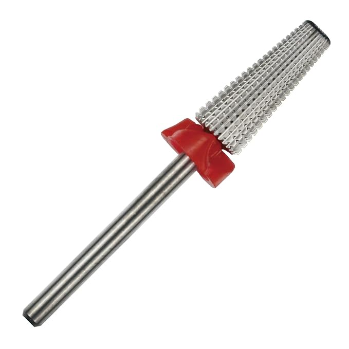 C & I 5 in 1 Nail Drill Bit, Slim Edition, Professional Manicure Drills for Electric Nail Drill Machine (Fine -F)