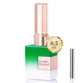 Double Rhythm 15ML Jelly Glass Cat Eye Gel Polish with Magnet Holographic Glitter Shimmer Translucent Sheer Color Salon Soak Off Magnetic Nail at Home (Dark Green-MC1185)