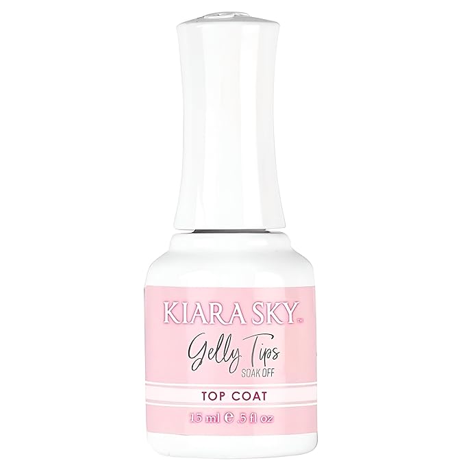 KIARA SKY Gelly Tip Top Coat 0.5 fl oz | non-wipe formula