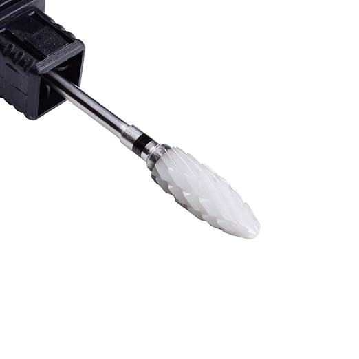 Ceramic Nail File Drill Bit Professional 3/32" Rotary Burr for Nail Art Salon Extra Corse-XC Grit