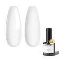 modelones White Gel Nail Polish White Gel Polish High Glossy Soak Off Pastel U V Nail Design Salon DIY Manicure 15 ML