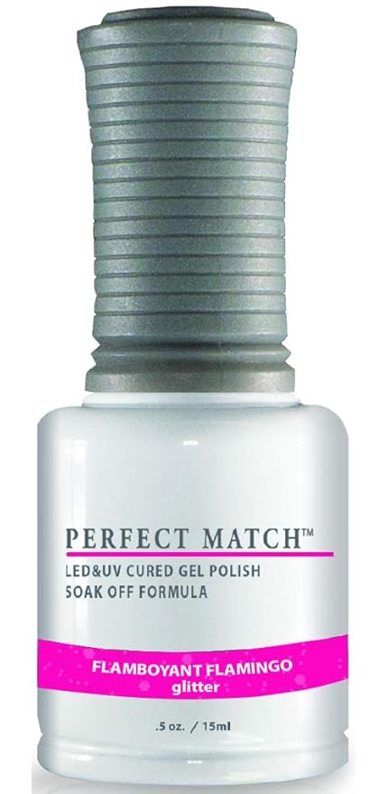 LeChat Perfect Match Gel Polish, Flamboyant Flamingo, 0.5 Fluid Ounce (PMS253)
