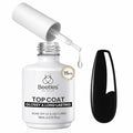 Beetles Extra Glossy Gel Top Coat - 15ml Clear Glossy No Wipe Top Coat Gel Nail Polish High Shine Long Lasting Nail Surface Protection Manicure Spring Nail Gifts for Women