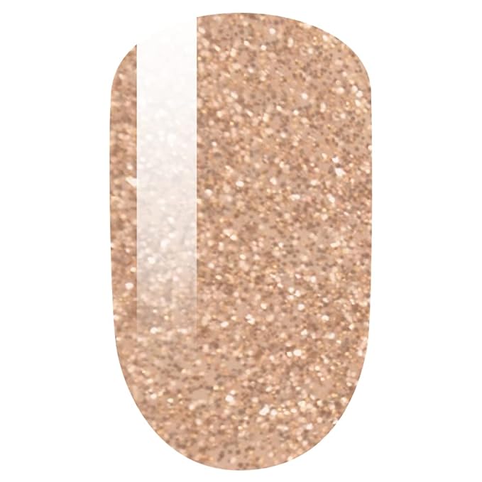 LeChat Perfect Match Gel Polish, Crystal Ball, Rose Gold with Glitter Finish, Easy Application, Soak Off Formula, 0.5 Fl Oz