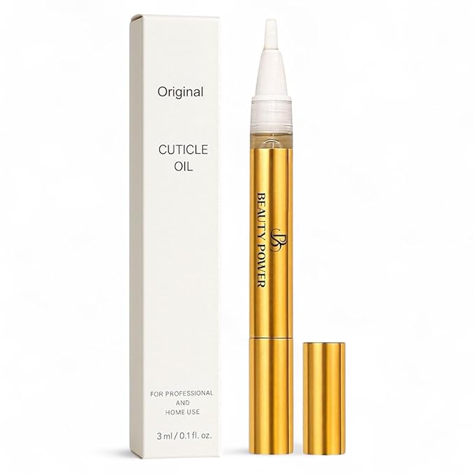 Nail Oil Cuticle Pen - Fragrance Free - Nail Strengthener & Growth Serum with Vitamin A, D, E, B5, Grapeseed & Natural Oils - Repair for Brittle, Peeling, Thin Nails Valentine's Gift Idea