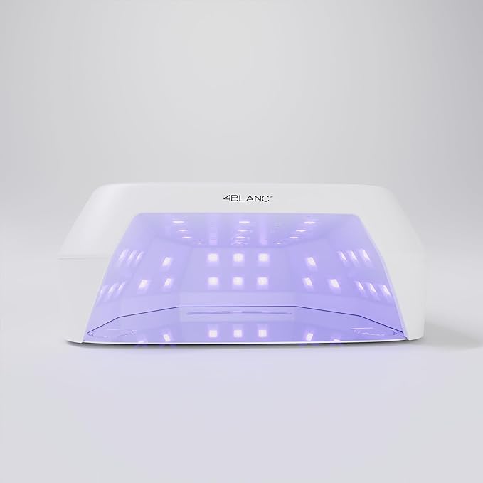 4BLANC® Professional Smart Cordless Rechargeable UV LED Nail Curing Lamp for Home or Salon Use, Manicure and Pedicure-Friendly.