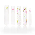 LOVFUL Press on Nails Rococo | Handmade with Full Covered Crystals | Reusable Fake Nails | Square | H94-S, pink