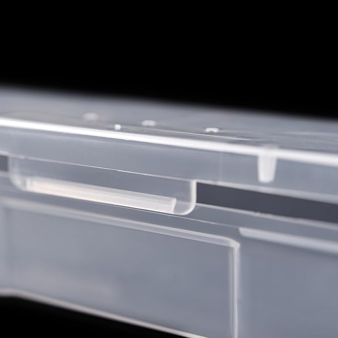 4Pcs Transparent Storage Boxes For Nail Tool Professional Pedicure Manicure Tools Set Plastic Nail Art Tool Box Storage Case Nail Supplies, White