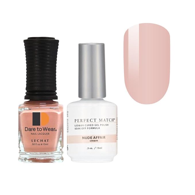 LeChat Perfect Match Gel Polish, Nude Affair, 0.5 fluid_ounces