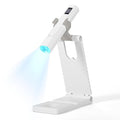 SAVILAND Cordless UV Nail Lamp with Stand: Flash Cure Lamp with 20s/60s Countdown Timer LCD Display 200 mAh Rechargeable LED Nail Light for Gel Nails Polish Rhinestone Decoration DIY Home