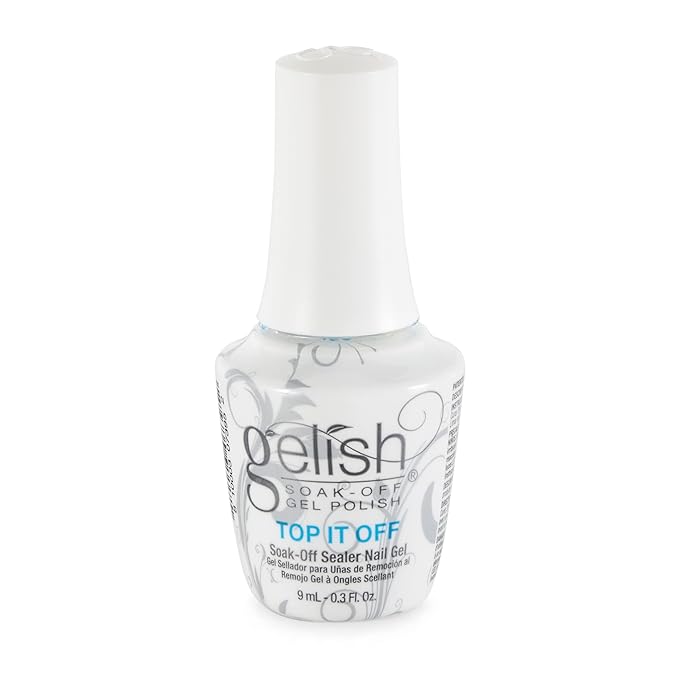 Gelish Mini Terrific Trio Collection 9 mL Soak Off Gel Nail Polish Kit with pH Bond, Foundation Base, and Top It Off