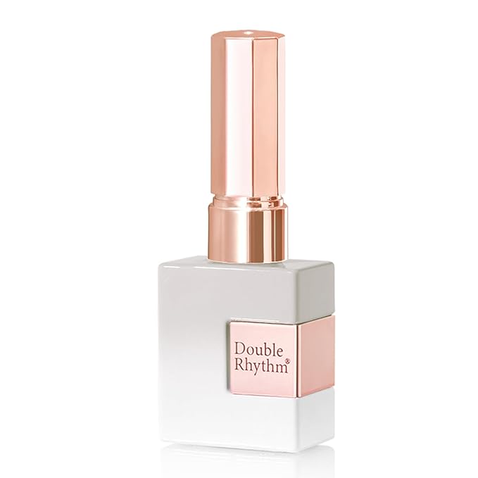 Double Rhythm 0.50 OZ Translucent Gel Polish Same Color Same Bottle Sheer Pastel Neutral Natural Milky 15 ML Jelly UV Nail Art DIY at Home (White Pink-A1527)