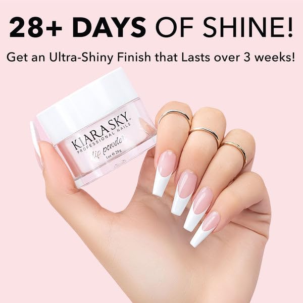 KIARA SKY Liquid Essentials Dip Manicure | 0.5 fl oz | Step #2 Base Coat & #4 Top Coat Duo