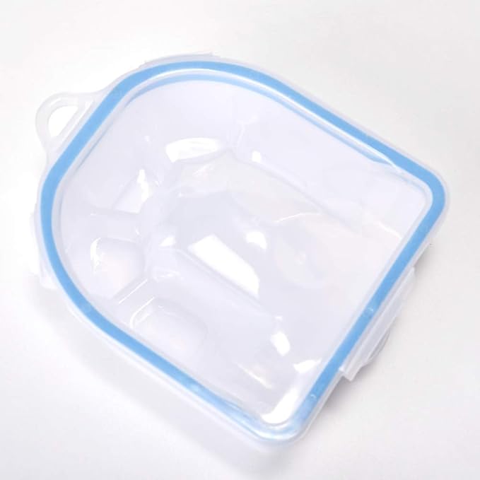 2 PCS Nail Soaking Bowl Nail Soak Off Bowl Acrylic Nail Remover Tool Acetone Nail Polish Remover Bowl Nail Soaker Tray Manicure Tool