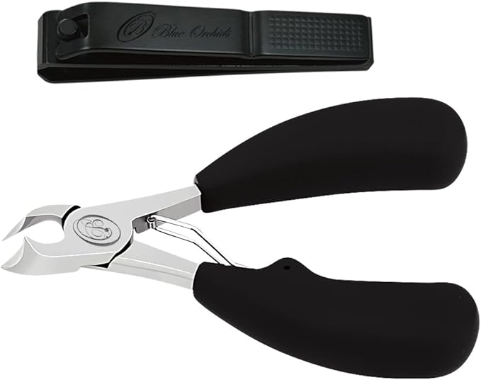 Podiatrist Toenail Clippers, Professional Pedicure Clippers for Thick and ingrown toenails, Perfect for Men and Seniors. with a Super Sharp Curved Blade, These Clippers Make an Ideal Grooming Tool.