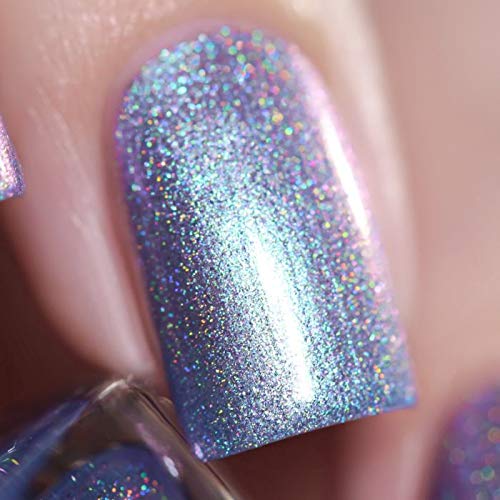 ILNP On Repeat - Icy Blue Holographic Shimmer Nail Polish