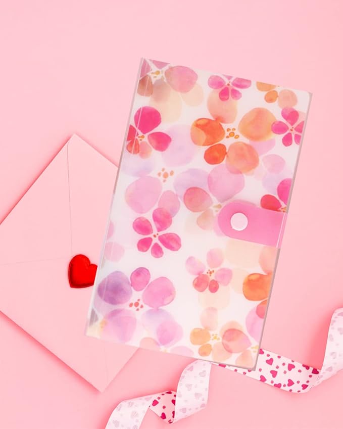 120 Shots Nail Art Stickers Storage Book Flowers Nail Decals Collecting Album Sticker Nail Tech Organizers and Storage Holder Binder Book for Nail Sticker Display