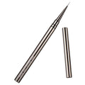 Nail Art Liner Brush Pen Precision Manicure Tool for Diy Nail Design Metal Handle for Home and Professional Use