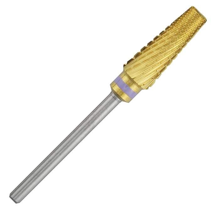 C & I 5 in 1 Nail Drill Bit, Mixed Sizes Edition, Cross Teeth, 2 Way, Professional Multi-function Nail Drills for Electric Manicure Drill Machine, Shank 3/32” (Pro2)