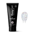 PINK MASK Easy Gel 2oz 60g- Sparkly White, Professional Builder Enhancement Gel-Quick Nail Extension for Beginner DIY, Nail Strengthener-Long Lasting-Salon Quality-Thickening Solution