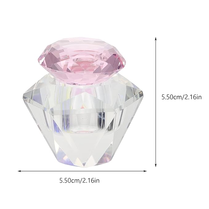 1pc Nail Art Crystal Cup Manicure Supplies Mixing Cups Nail Acrylic Powder Bowl Manicure Nail Art Bowl Nail Crystal Container Nail Liquid Bowl Manicure Powder Bowl