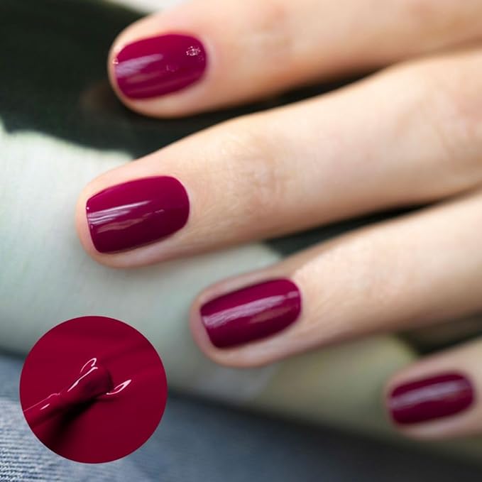 Manucurist Green Flash LED Pinky Purple Gel Nail Polish Violeta - Vegan, 12-Free, Plant-Based - Strengthens and Protects the Nail - Gel Polish - Made in France - 0.5 fl oz