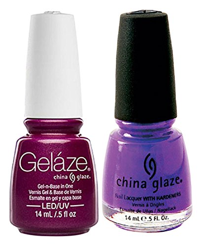 China Glaze Gelaze Tips and Toes Nail Polish, Flying Dragon, 2 Count