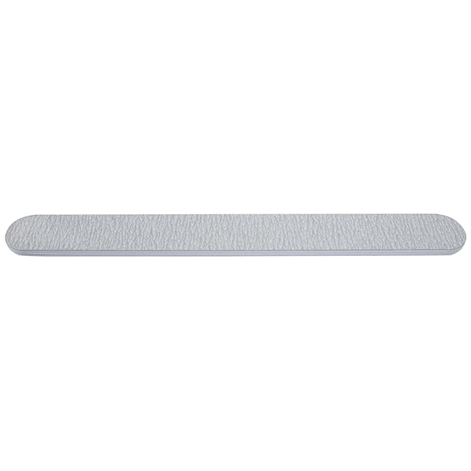 ForPro Professional Collection Nail Foam Boards, Zebra, 100/180 Grit, Double-Sided Manicure and Pedicure Nail Files, 7” L x .75” W, 12-Count